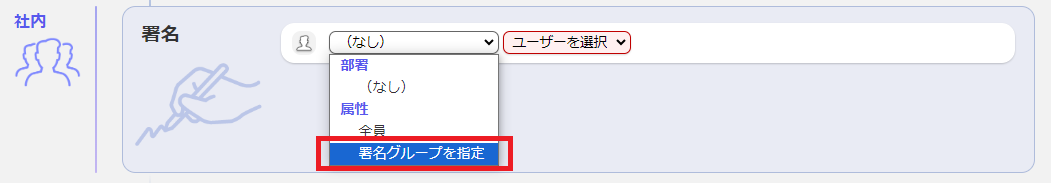 署名グループ